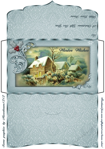 Winters Wonder Christmas Money Gift Envelope