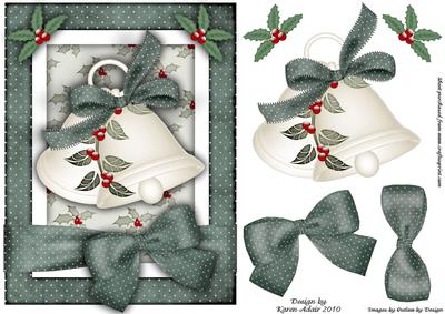 Christmas Bells A5 Card Front