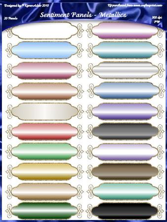 Metallic Sentiment Panels