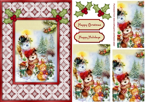 Christmas Cuteness Card Front