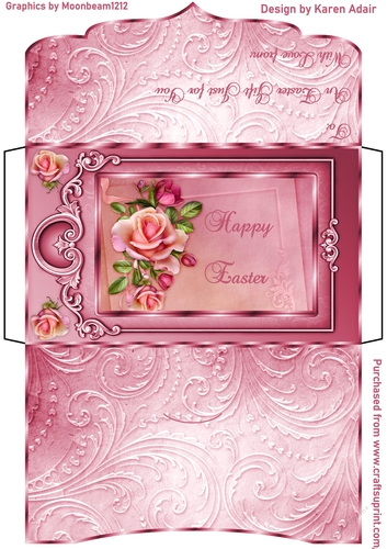 Easter Roses Money/Gift Wallet