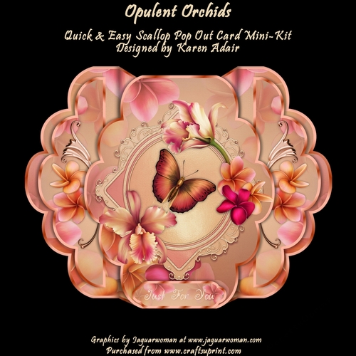 Opulent Orchids - Quick & Easy Pop-out Card Mini-Kit