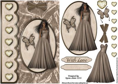 Sultry in Satin - A5 Step by Step Card Front