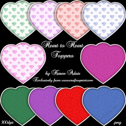 Heart to Heart Toppers