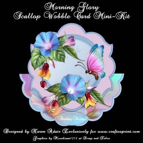 Morning Glory - Scallop Wobble Card Mini-Kit