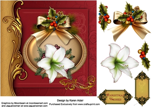 Festive Feelings - Square Card Front with Step-by-Step