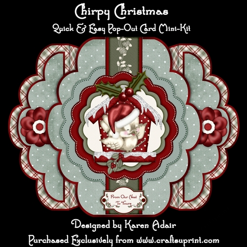 Chirpy Christmas - Quick & Easy Pop-out Card Mini-Kit