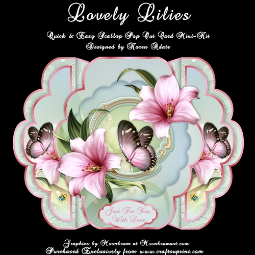Lovely Lilies - Quick & Easy Pop-out Card Mini-Kit