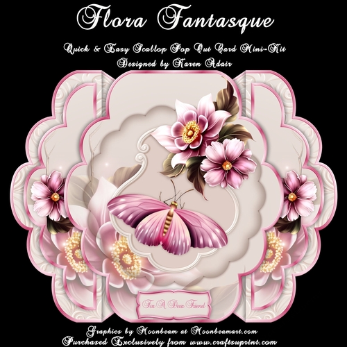 Flora Fantasque- Quick & Easy Pop-out Card Mini-Kit