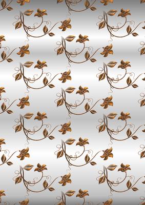 Elegant Floral in Silver & Gold
