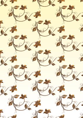 Elegant Floral in Cream & Gold