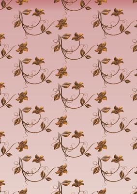 Elegant Floral in Pink and Gold