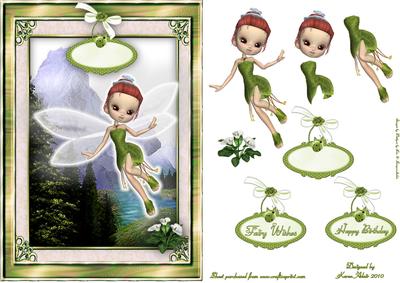 The Forest Fairy Step by Step Card Front