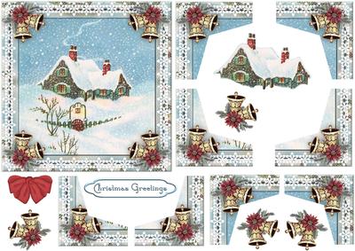 Home for Christmas Arrow Shaped Quadro Corner Stacker