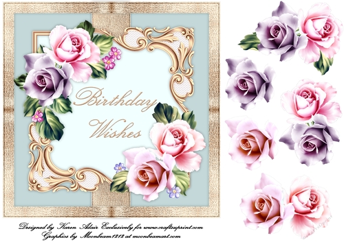 Nostalgique - Card Front with Step-by-Step