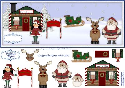 It's the North Pole! - Step by Step Card Front