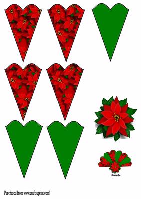 Poinsettia Fan