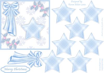 3D Little Star 2 Embellishment Card Front