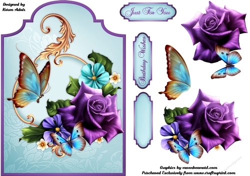 Rose Bower Screen Shaped Card with Step-by-Step