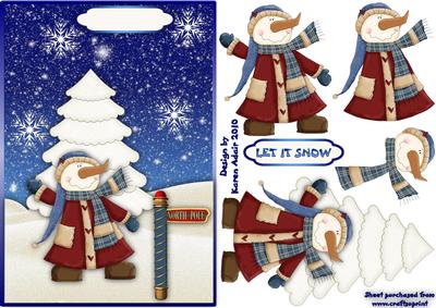 Snow Much Fun! - Card Front and Step by Step