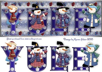 Whimsical Snowmen's Yule