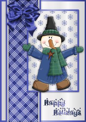Frosty the Snowman 2 - A4 Card Front