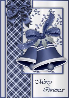 Christmas Bells 1 - A4 Card Front