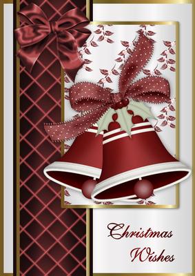 Christmas Bells 3 - A4 Card Front
