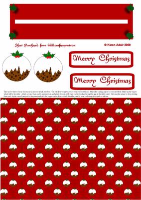 Christmas Pudding Penny Slider