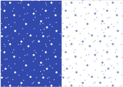 Christmas Stars A5 Co-ordinating Backgrounds in Blue