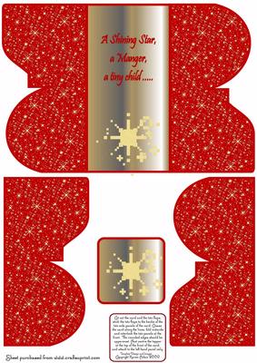 Stars Gatefold Card