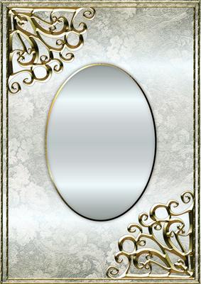 Textured Floral Card Front - Shimmer