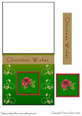 Poinsettia Card