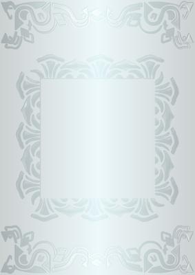 Art Deco Card Front in Shimmer