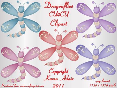 Dragonflies Cu4cu Clipart