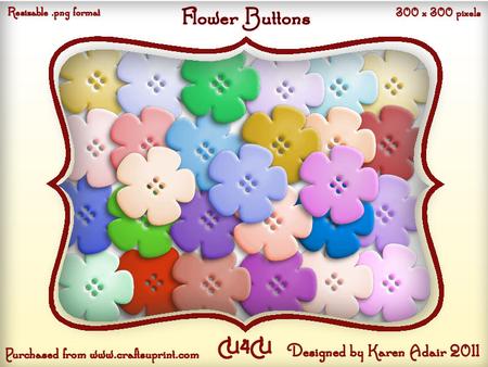 Flower Buttons
