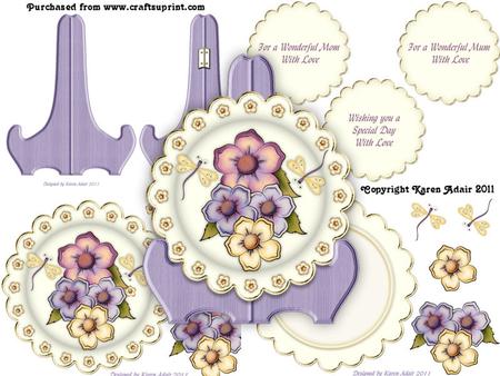Blooming Beautiful Scallop Edge Plate Card Kit