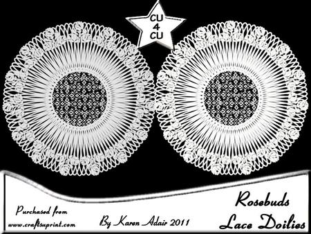 Rosebud Lace Doilies