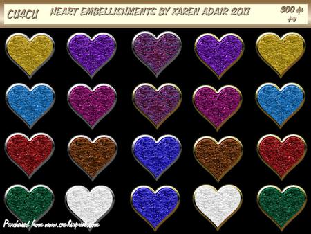 Heart Embellishments