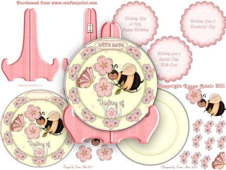 Bee-autiful Day Plate Card Kit