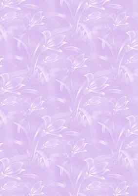 Lillies in Lilac Background Paper
