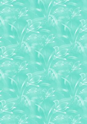Lillies in Aqua Background Paper
