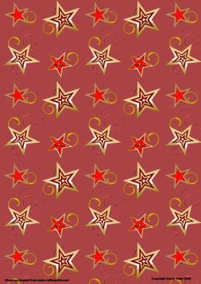 Red 'n Gold Christmas Stars