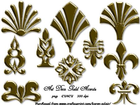 Art Deco Gold Accents