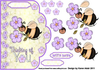 Another Bee-autiful Day Scallop Edge Card Fronts