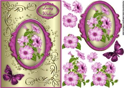 Blossom Bonanza in Pink Card Front with Step by Step
