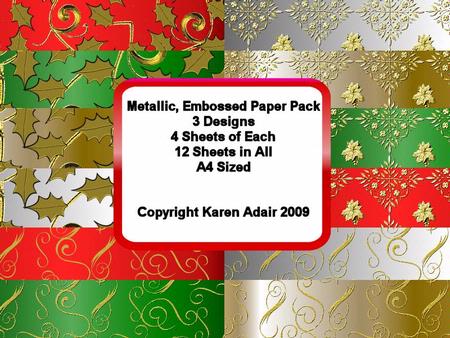 Holly and Flourishes Paper Pack