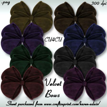 Velvet Bows