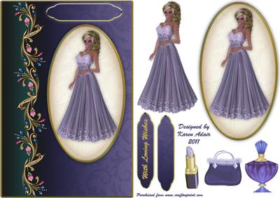 La Belle - Card Front with Step by Step