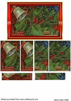Christmas Holly and Bells